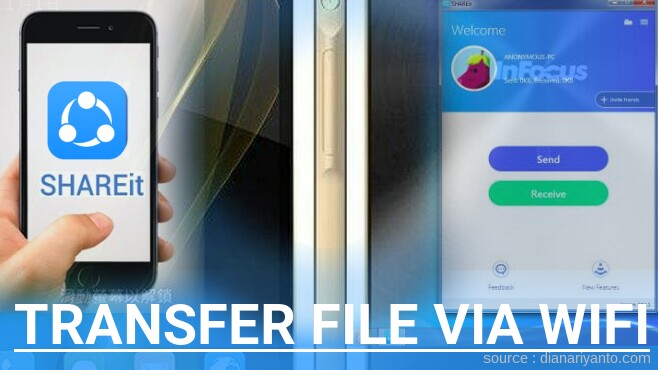 Mengenal Transfer File via Wifi di InFocus M810T Menggunakan ShareIt Versi Baru