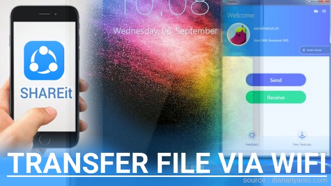 Kirim dan Transfer File via Wifi di InFocus Snap 4 Menggunakan ShareIt Versi Baru